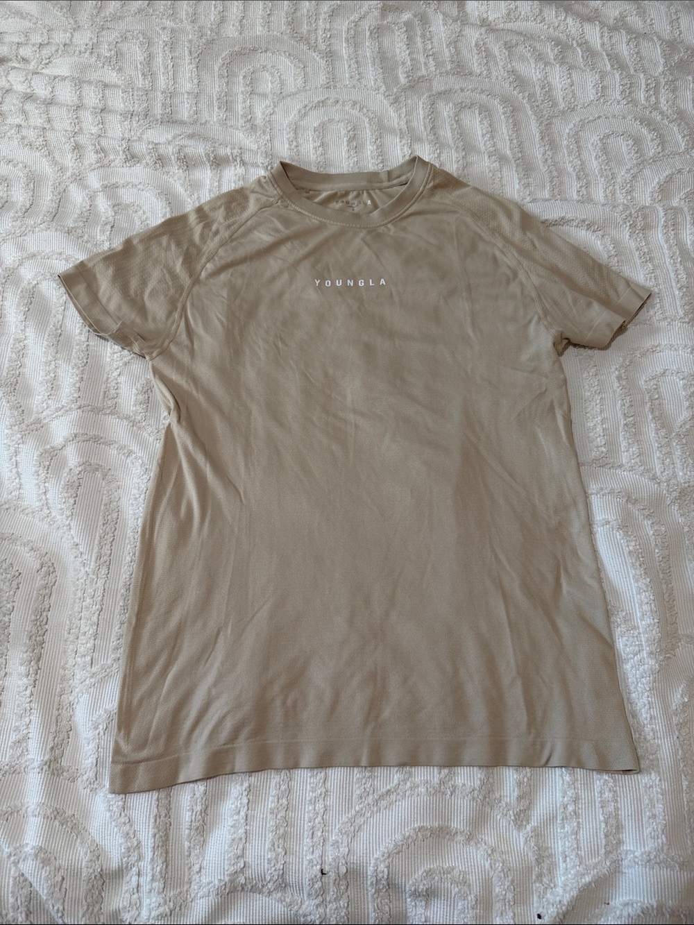 YoungLA Men's Crewneck Sweater in Tan